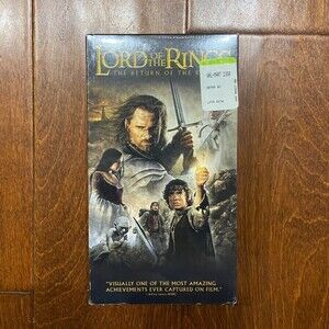 Lord Of The Rings: The Fellowship Of The Ring (VHS, 2001) Sealed